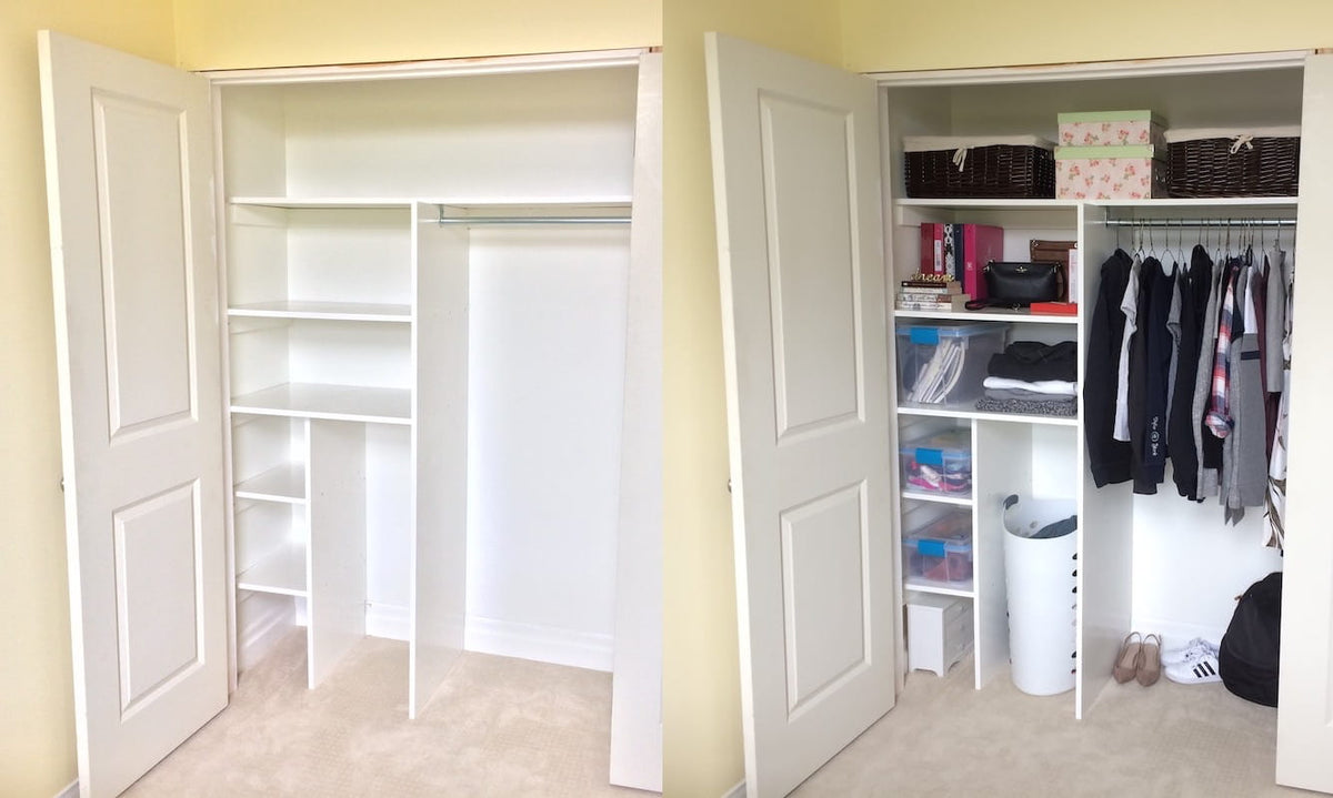 How to Build Closet Shelves for Better Organization – Wooden It Be Nice ...