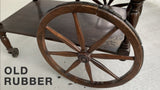 5/8" Rubber for Tea Cart Wheels (sold by the foot)