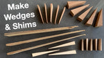 Bandsaw Wedge & Shim Jig Woodworking Plan